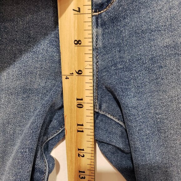 DL1961 Mara Instasculpt Straight Ankle Jean Size 32 Distressed Casual Fray Hem - Picture 13 of 14